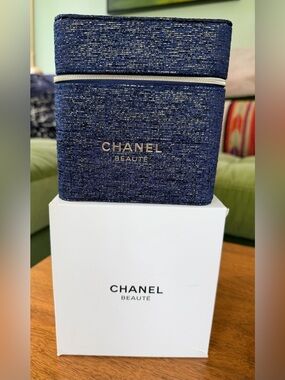 Chanel Beaute Sparkling Blue Box Vanity NEW in its Original Beaute Box